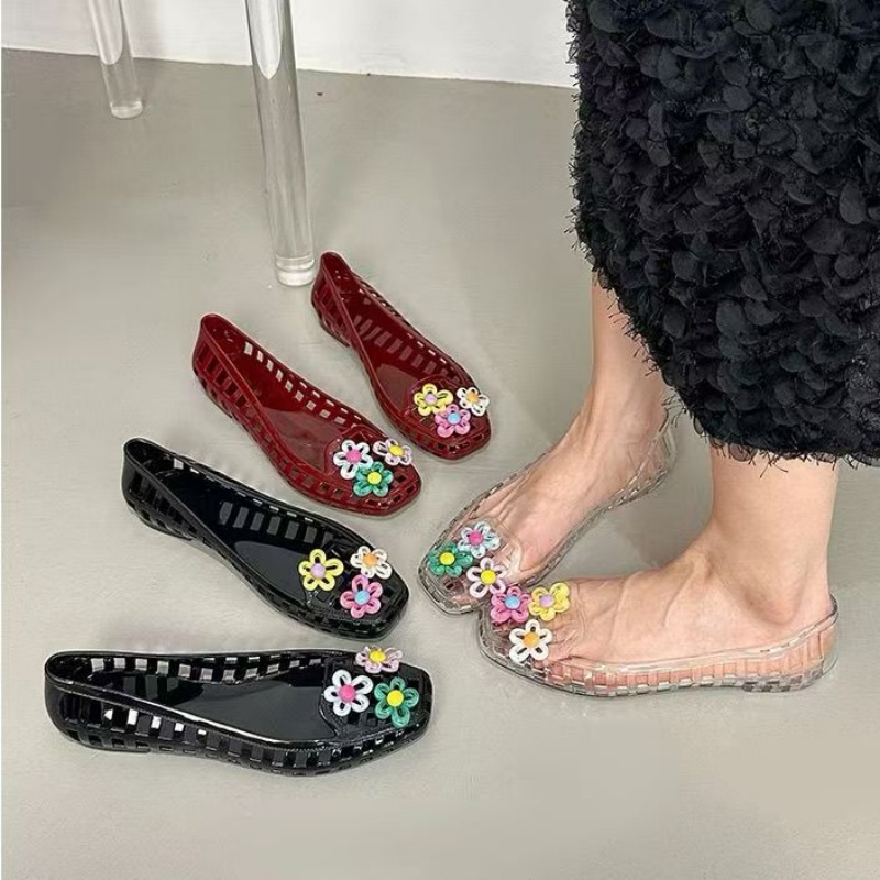 Women'S Accessories For Shoes - Hollowed kawaii dopamine Shoe Chic Handmade
