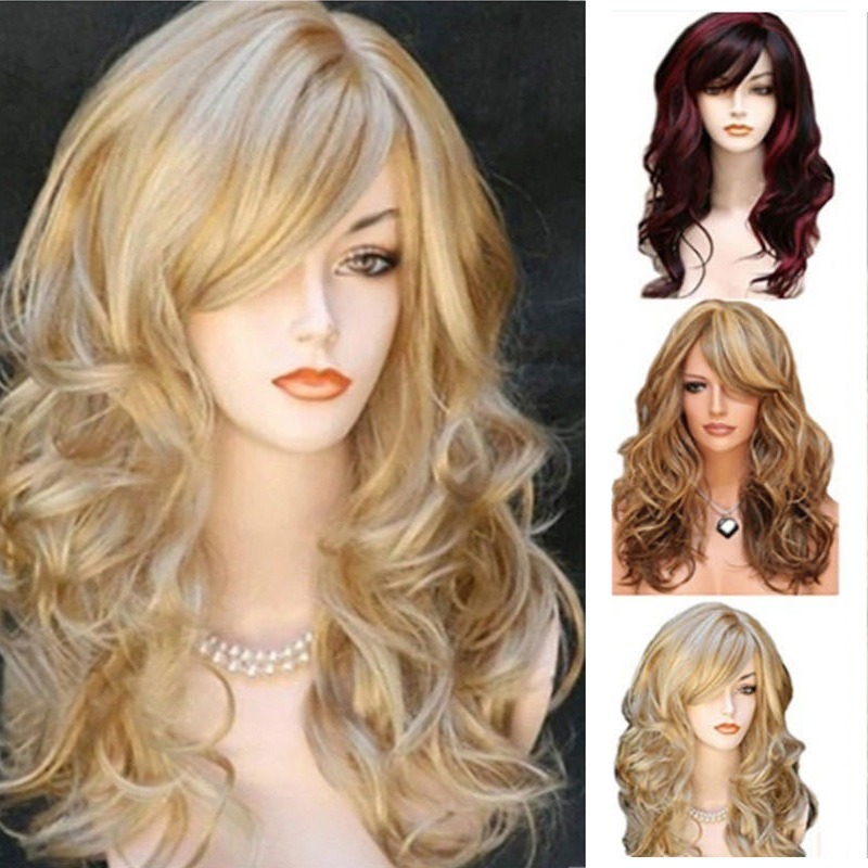 Women'S Clothing And Accessories - Woman Fluffy Big Wave Long Hair