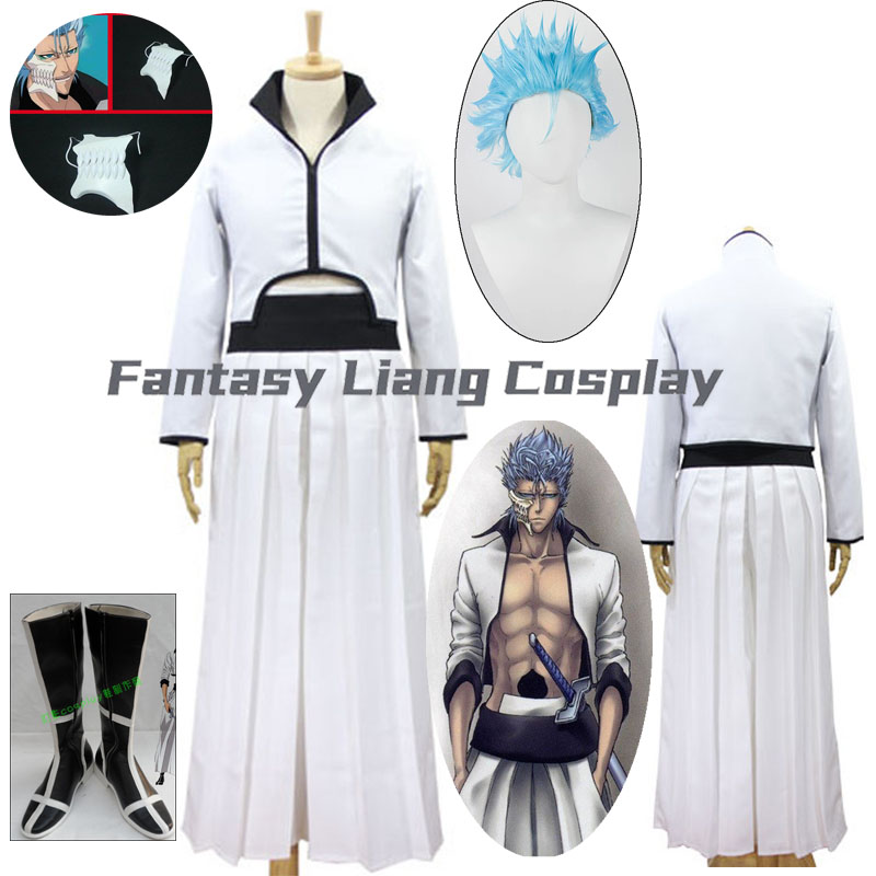 Women'S Accessories For Shoes - Anime Grimmjow Jeagerjaques Cosplay Costume Wig