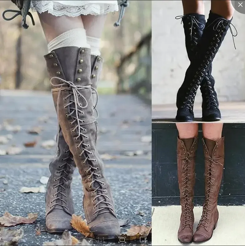 Women'S Accessories For Shoes - Medieval Costume Knight Boots Viking Cosplay