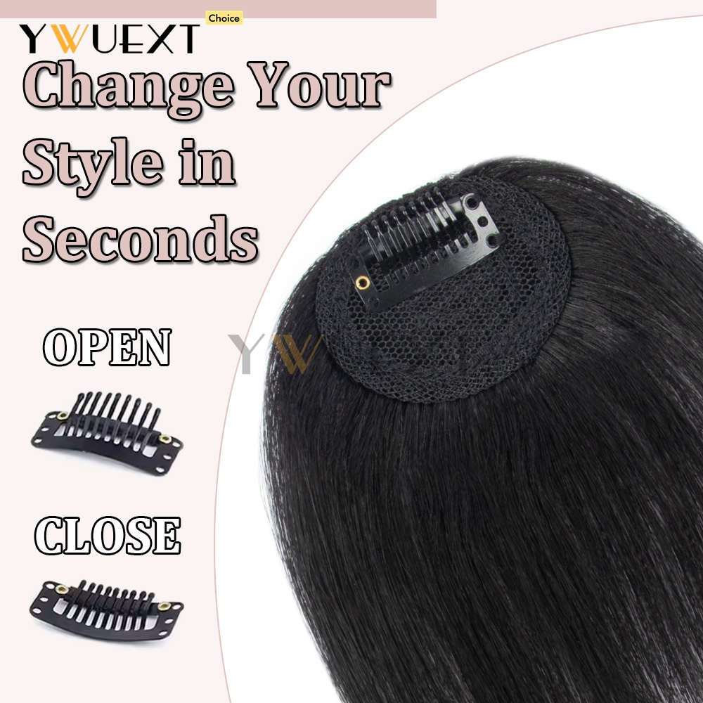 Clip In Human Hair Bangs Strai - Women Accessories Clearance recension och pris