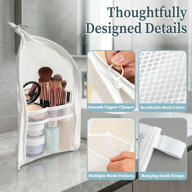 Mesh Toiletry Bag Breathable Q - Women Accessories Organizer recension och pris