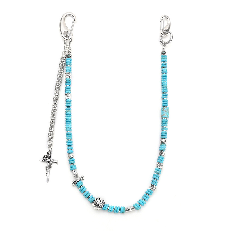 Boho Punk Jean Chain Handmade  - Women Accessories Pk recension och pris