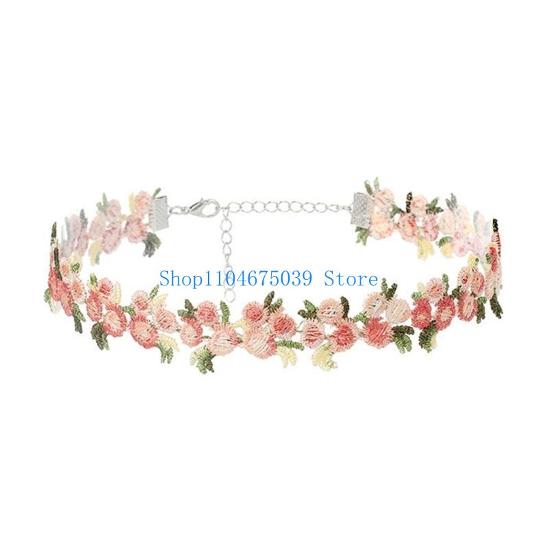 Fashionable Embroidered Flower - Women Accessories Pk recension och pris