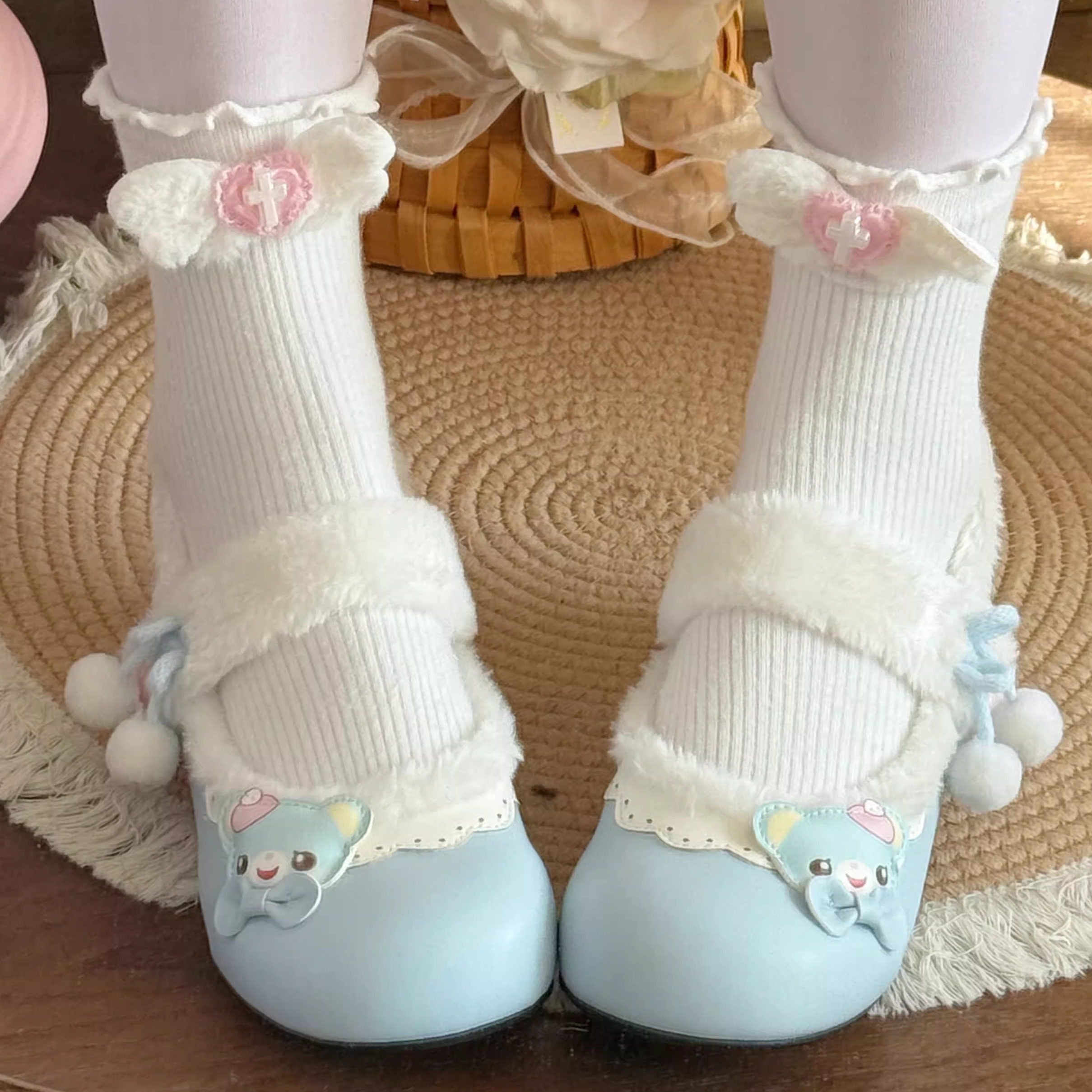 Japanese Cute Cartoon Mp  Daug - Women'S Accessories For Shoes recension och pris