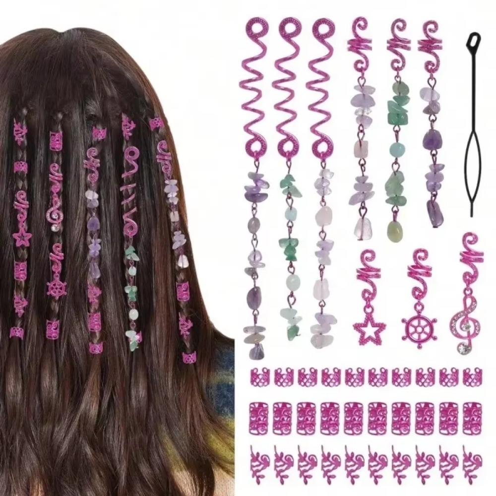 10Pcs Rose Viking Spiral 3D Ch - Women'S Viking Accessories recension och pris