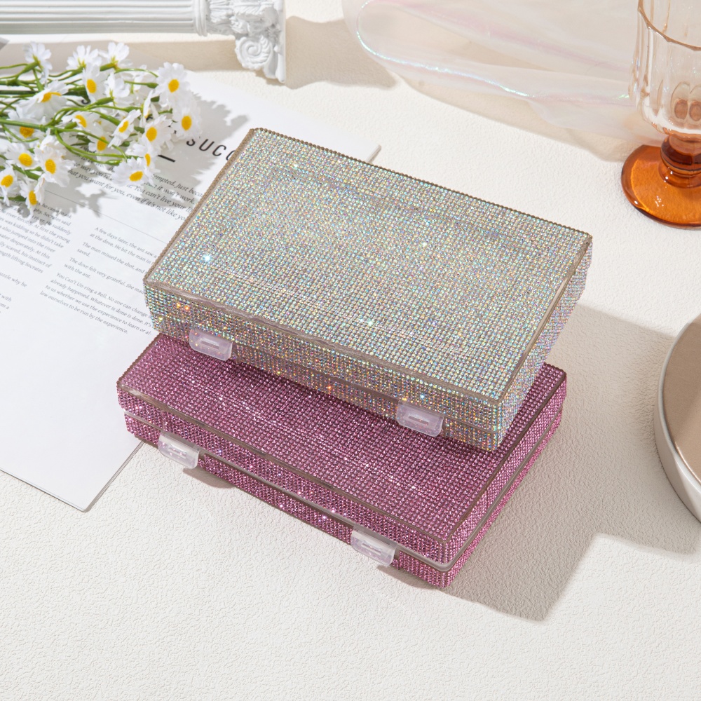 Luxury Shiny Rhinestone Storag - Women Accessories Organizer recension och pris
