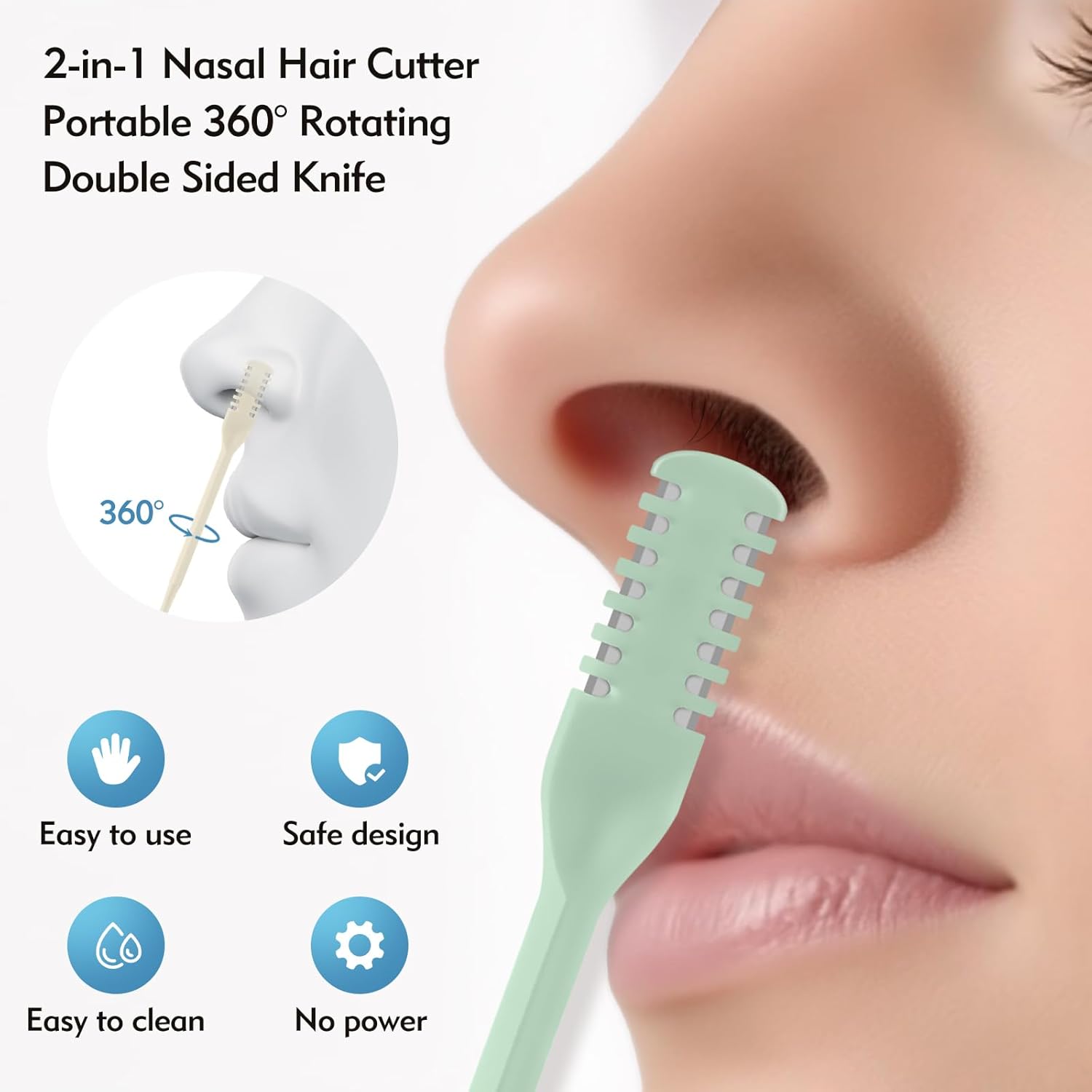 5/20/50Pcs 2-in-1 Nasal Cutter - Women Accessories Clearance recension och pris