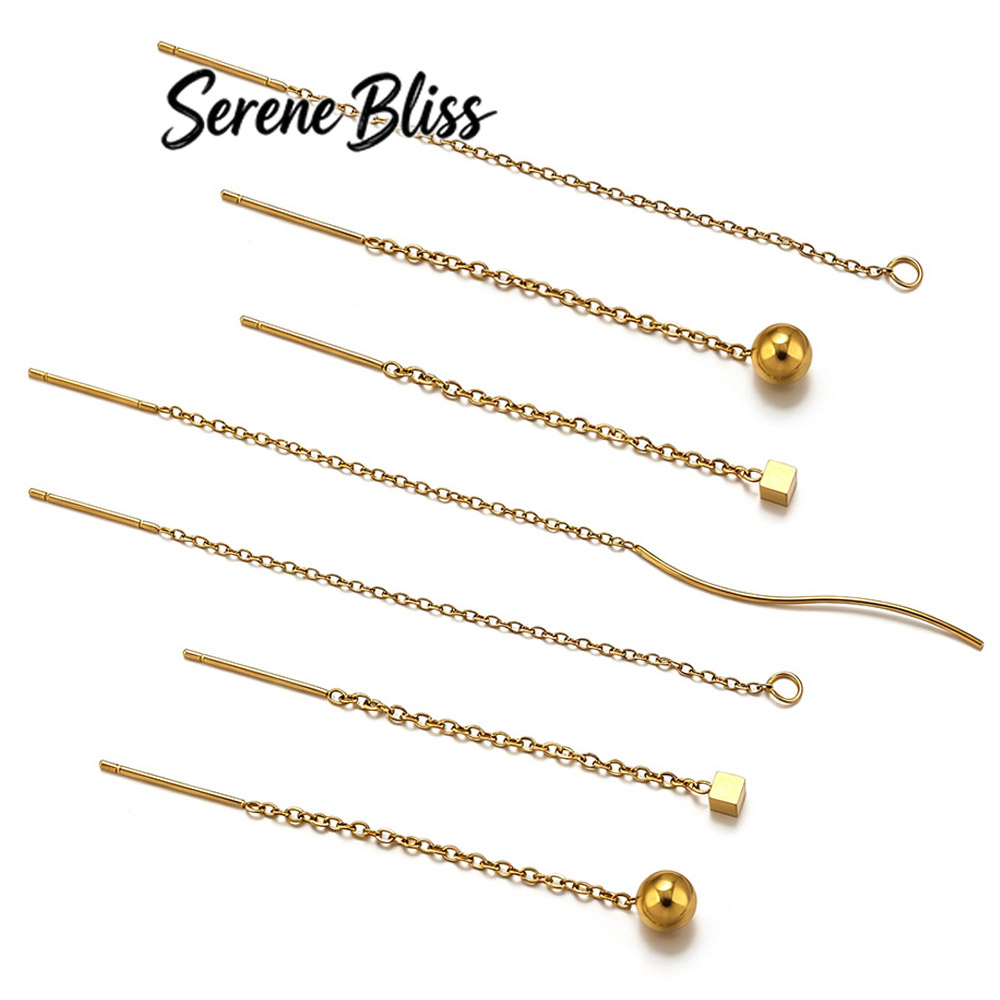 10pcs Stainless Steel Long Ear - Women'S Ear Accessories recension och pris