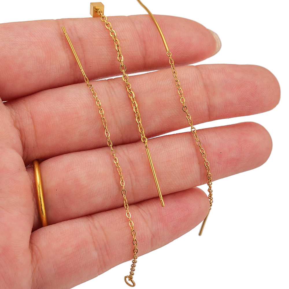 10pcs Stainless Steel Long Ear - Women'S Ear Accessories recension och pris