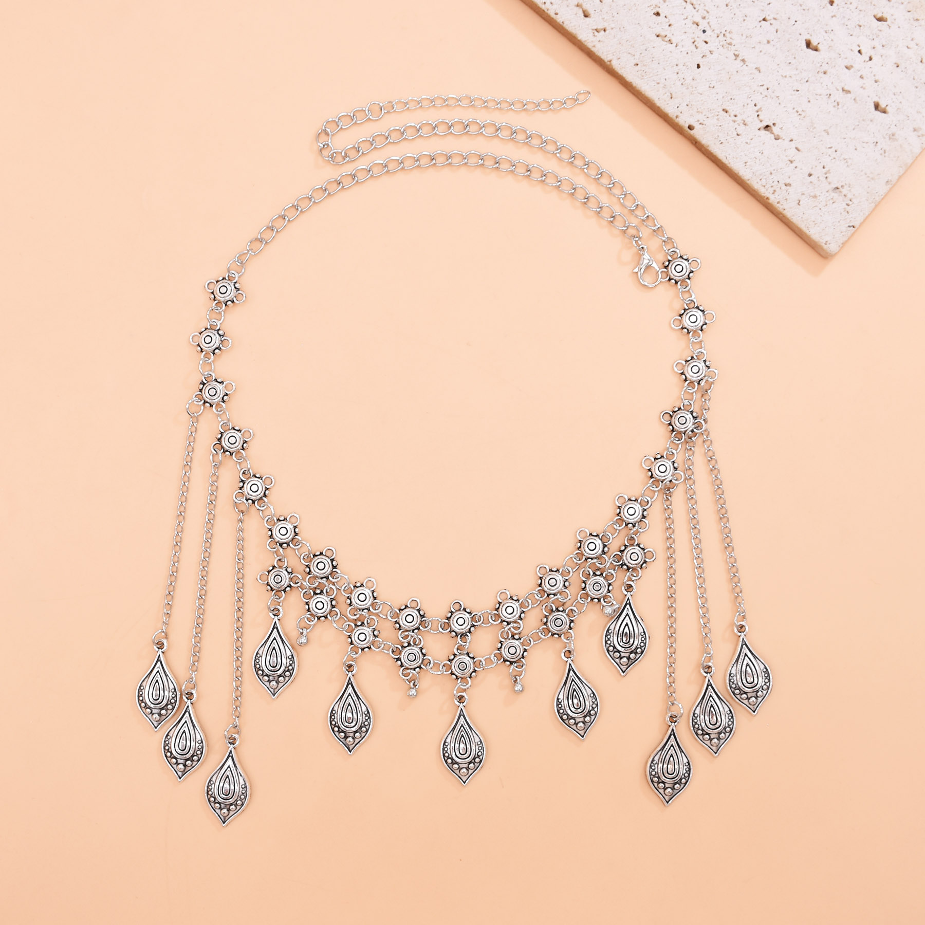 Vintage Silvery Alloy Long Cha - Women Accessories Nepal recension och pris