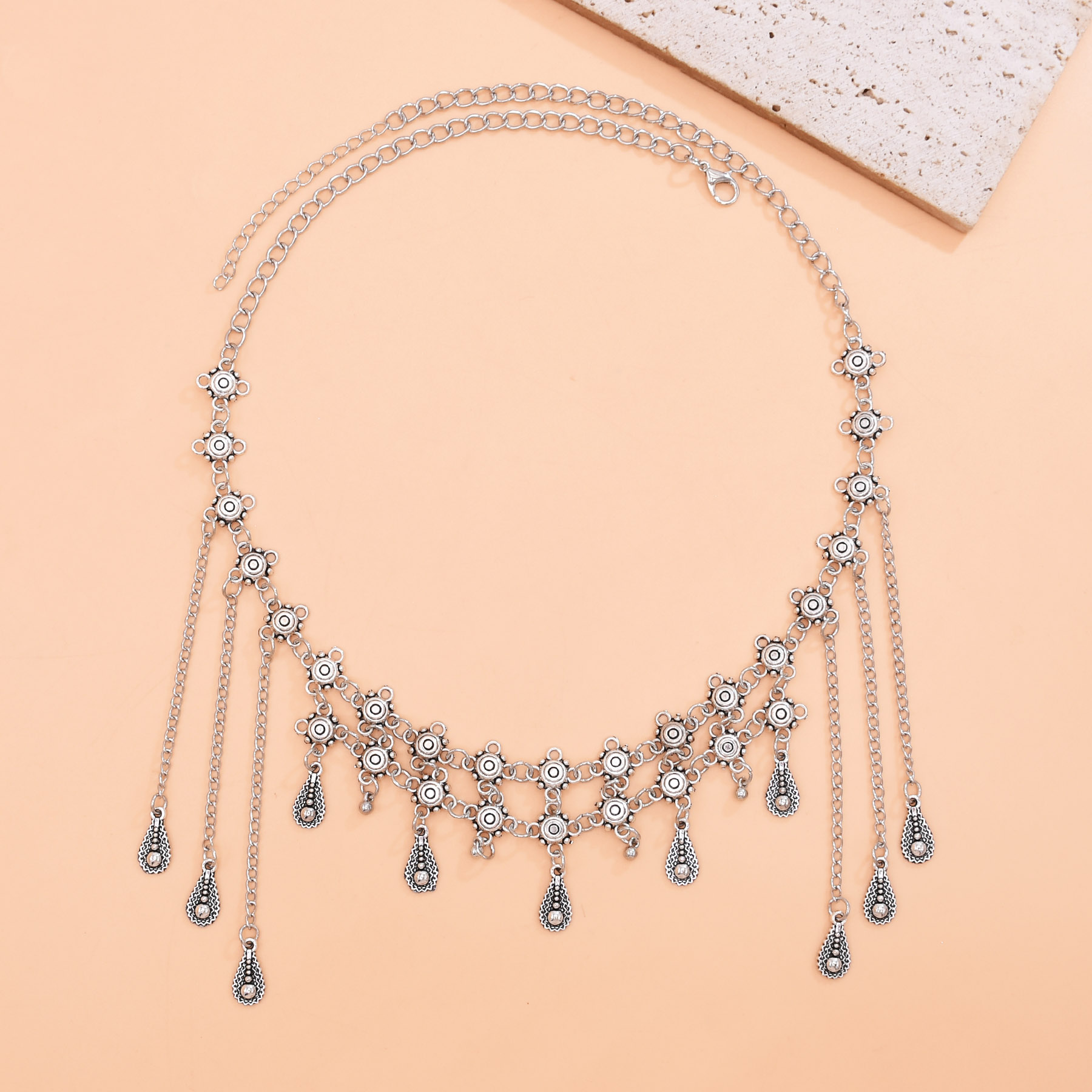 Vintage Silvery Alloy Long Cha - Women Accessories Nepal recension och pris