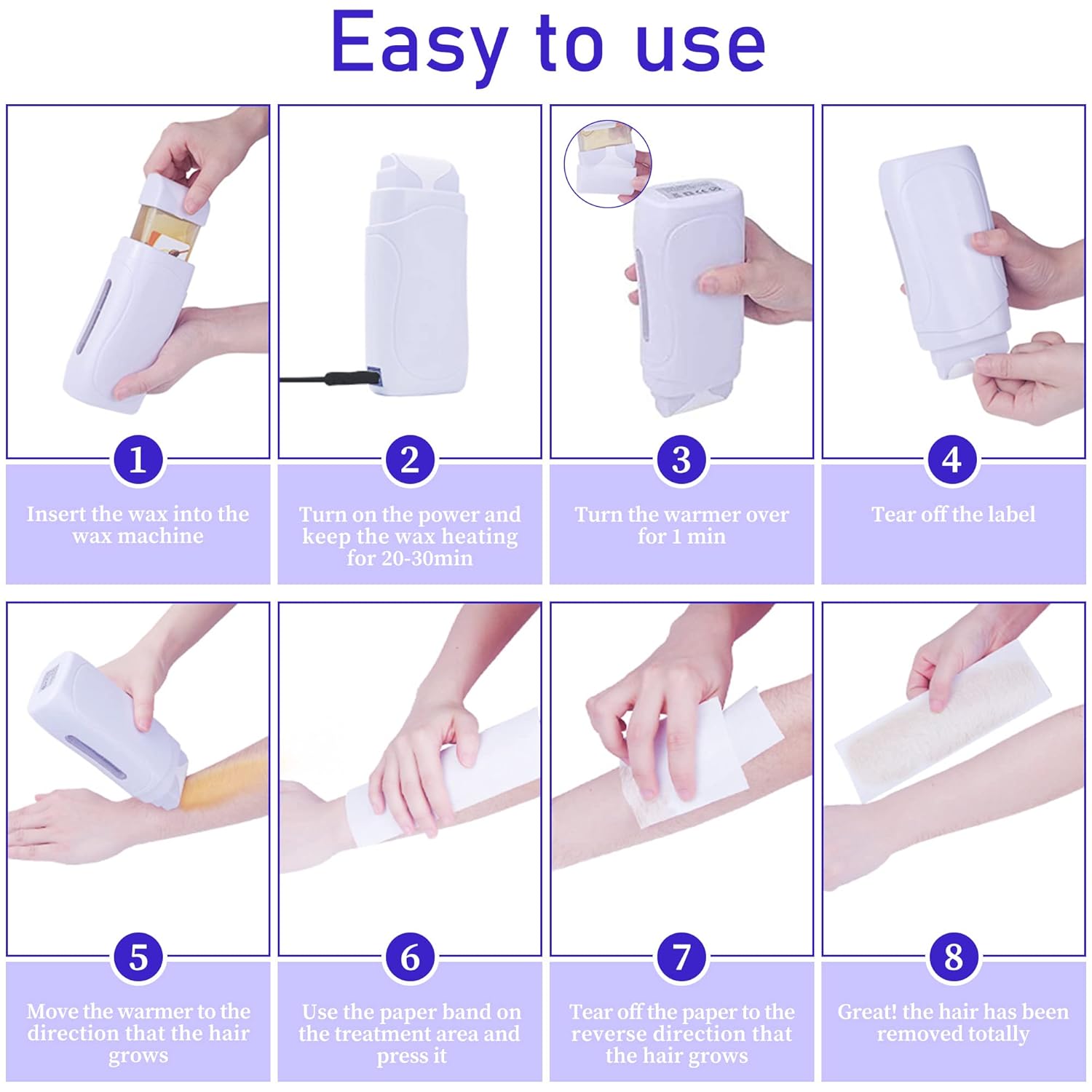 YIKOOLIN Wax Heater Roll On Ro - Women Accessories Clearance recension och pris