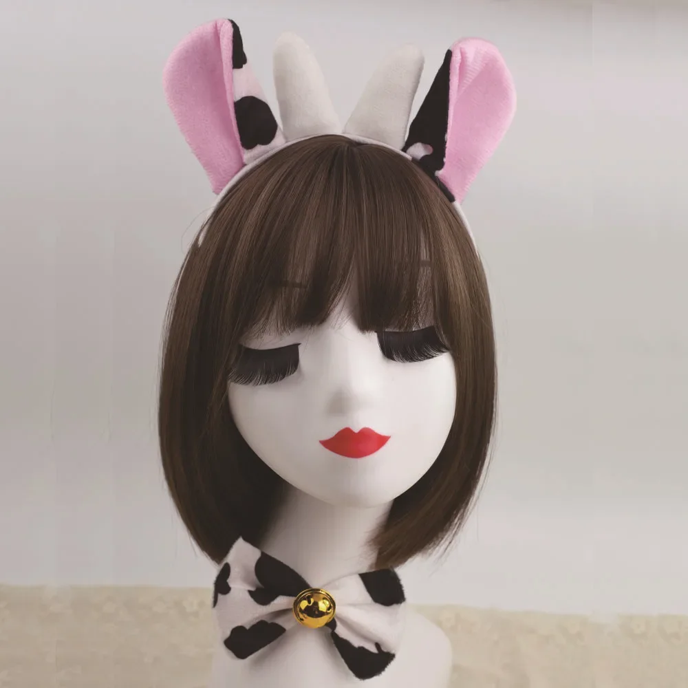 Milk Cow Costume Set Ears Head - Women'S Ear Accessories recension och pris