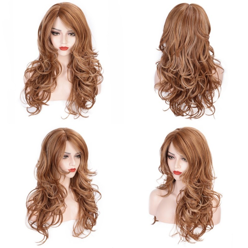Woman Fluffy Big Wave Long Hai - Women'S Clothing And Accessories recension och pris