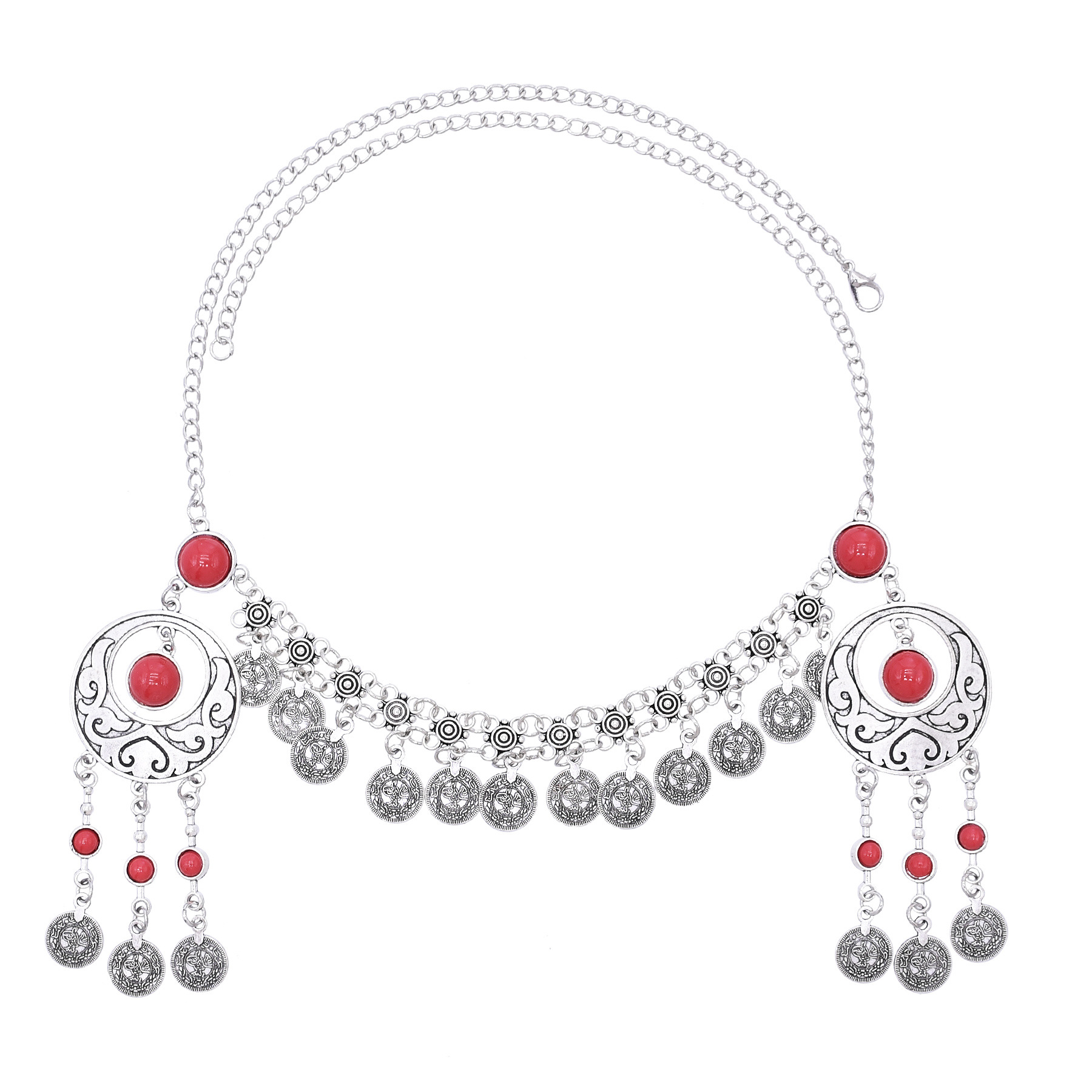Vintage Silver Color Turquoise - Women Accessories Nepal recension och pris