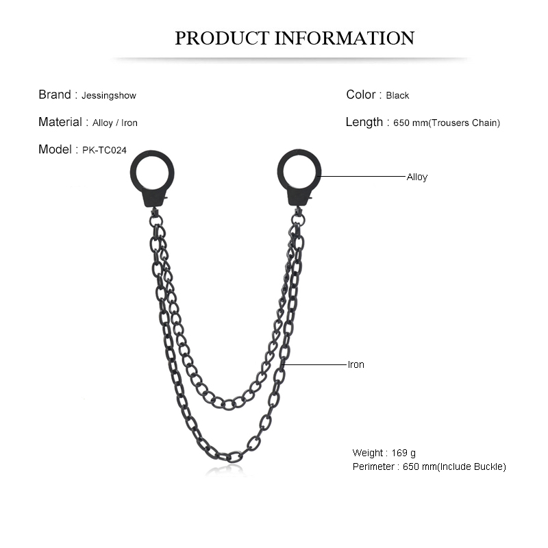 Punk Style Chain On The Jeans  - Women Accessories Pk recension och pris