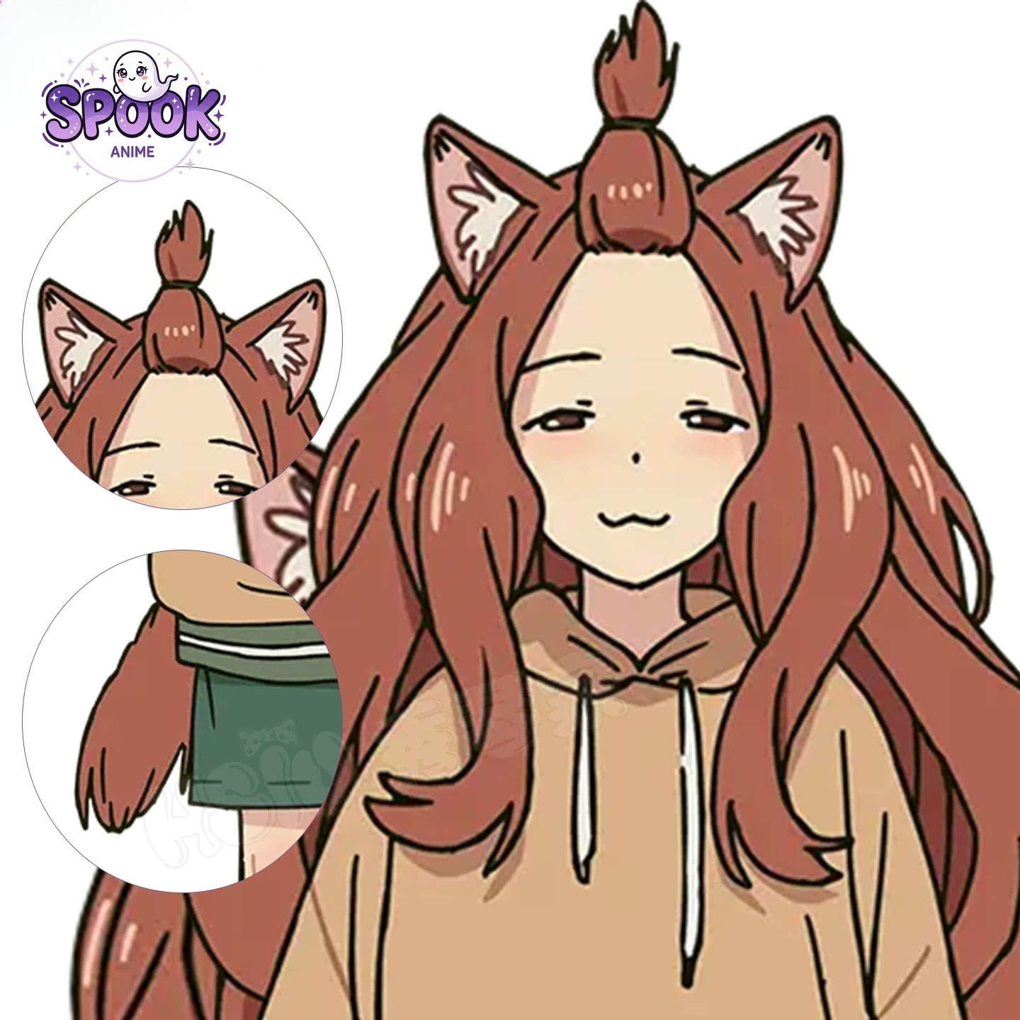 Brown Long Wig Masuko Yaku Nek - Women'S Ear Accessories recension och pris