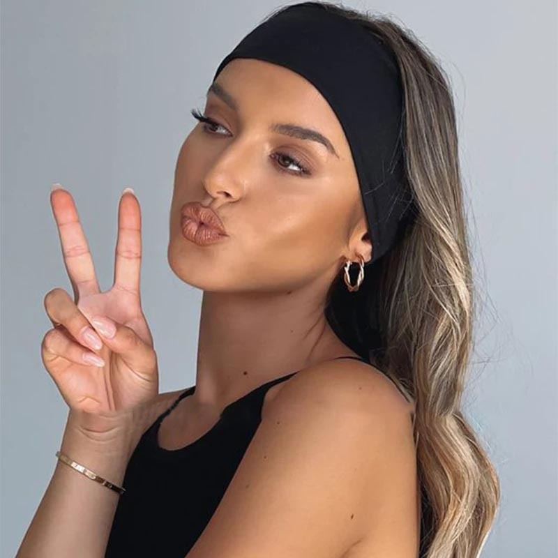 Sweatband for Men Women Elasti - Women'S Yoga Accessories recension och pris