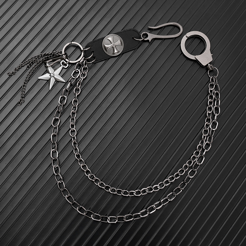 Punk Steet Cowhide Keychains C - Women Accessories Pk recension och pris
