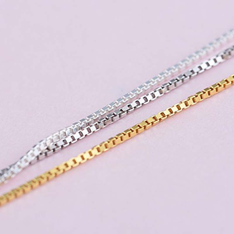 Real Solid 925 Sterling Silver - Beaded Anklet Chain recension och pris