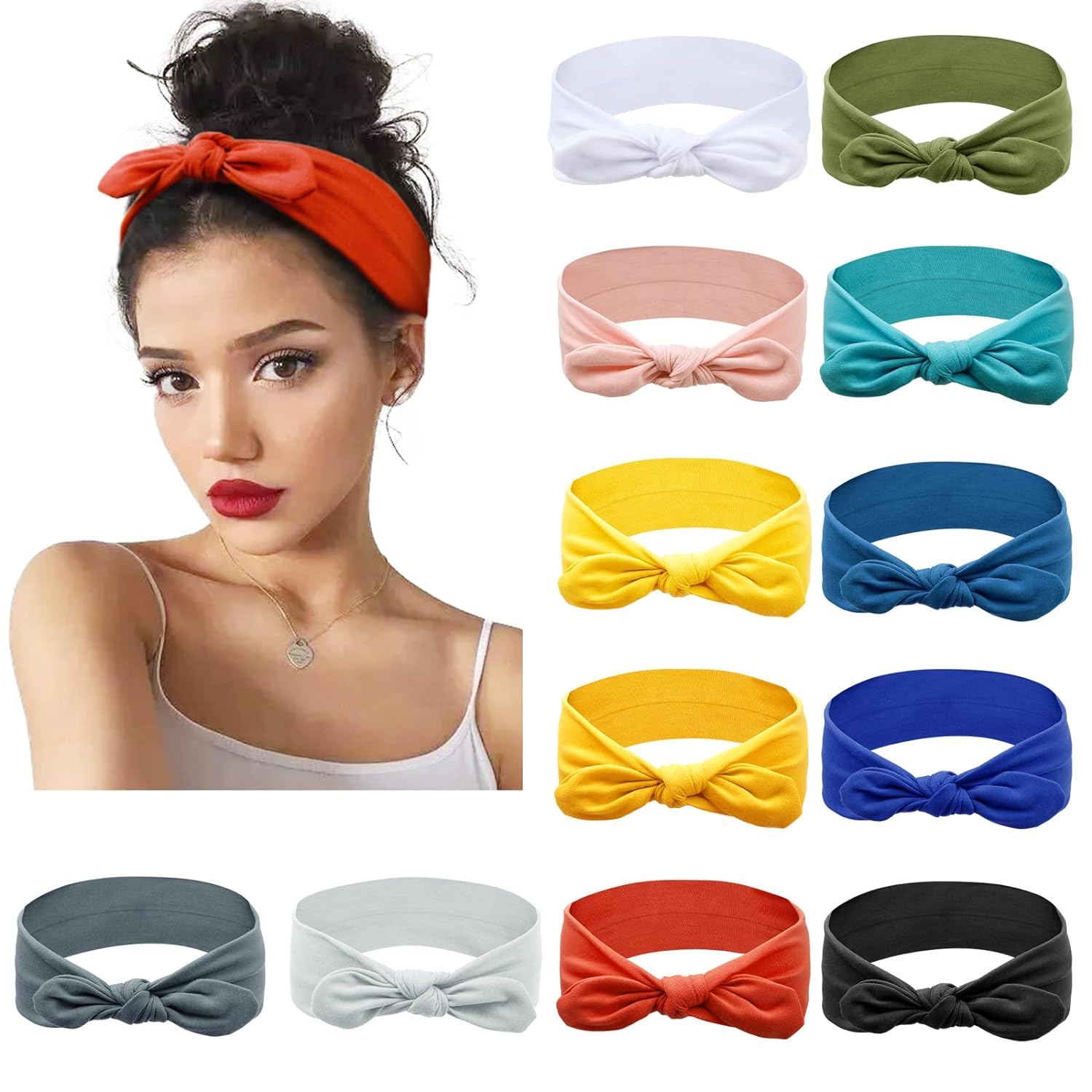 Cute Rabbit Ear Headbands for  - Women'S Yoga Accessories recension och pris
