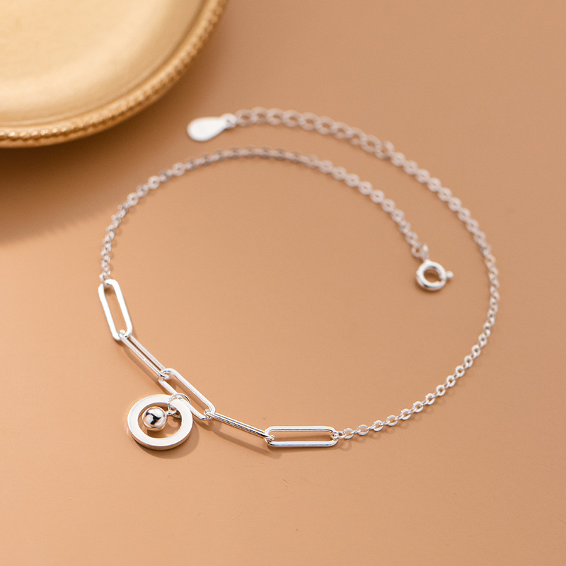 Anklets Silver 925 Fashion Wom - Beaded Anklet Chain recension och pris