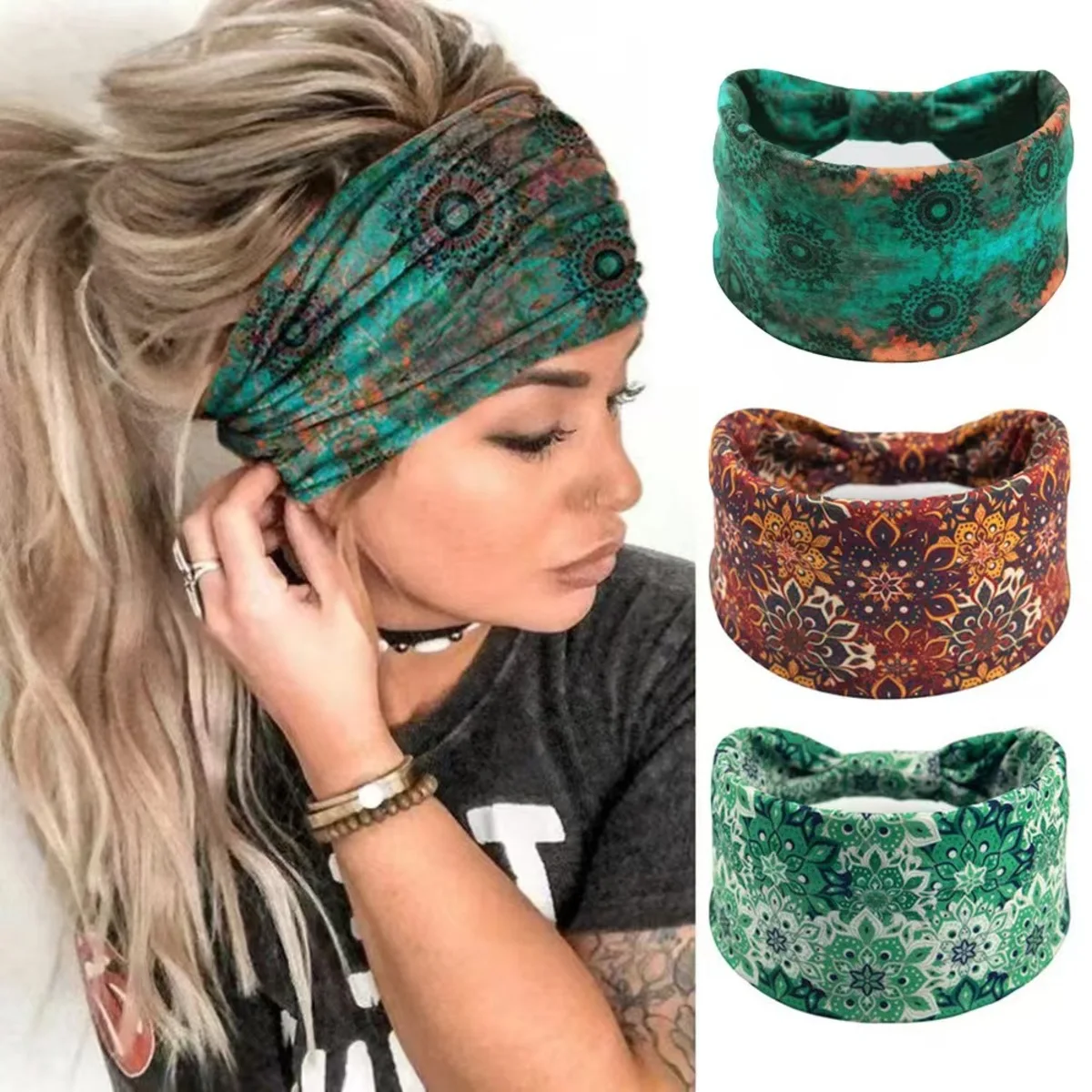 🌸Boho Mandala Flower Headband  - Women'S Yoga Accessories recension och pris