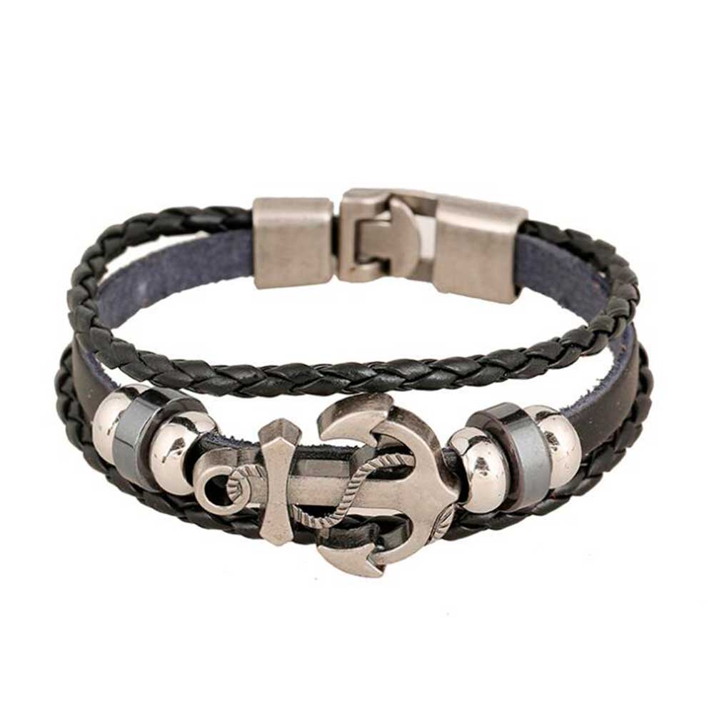 Multi Layered Vintage Leather  - Women Accessories Pk recension och pris