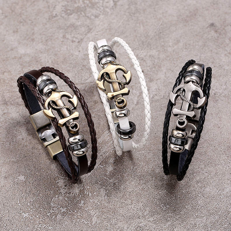 Multi Layered Vintage Leather  - Women Accessories Pk recension och pris