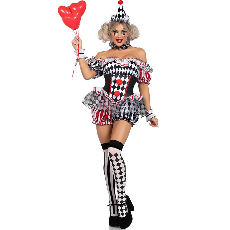 Women Clown Cosplay Costume Ci - Women'S Vacation Accessories recension och pris