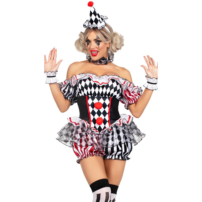 Women Clown Cosplay Costume Ci - Women'S Vacation Accessories recension och pris